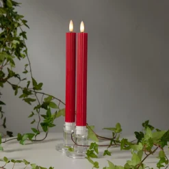 Outlet Antiikkikynttilät LED Flamme Stripe, 2/pakk. Kynttilät|Jouluvalot
