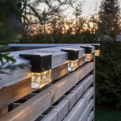 Shop Aurinkovalaistus, Seinä Bubbly Fence 4-p Ulkovalaisimet|Ulkovalaisimet