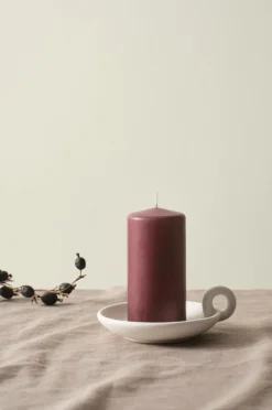 Store BECKY MATT Pöytäkynttilä - Korkeus 12 Cm Kynttilät|Joulukoristeet