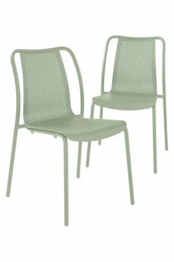 Sale BIARRITZ Ulkotuolit, 2/pakk. Puutarhatuolit & Puutarhajakkarat|Ulkokalusteet