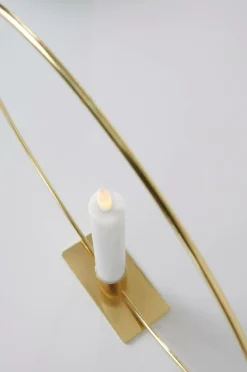 Fashion CANDLE RING Pöytäkoriste, Jossa LED-valo Joulukoristeet|Kynttilänjalat