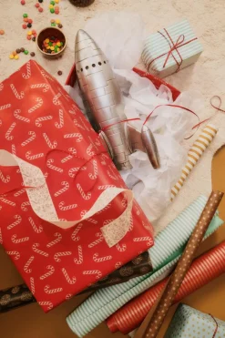 Shop CANDY CANES -lahjapaperi Lahjapaperit & Lahjanauhat|Joulukoristeet