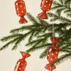 Outlet CANDY DOTS Koristeriipukset, 4/pakk. Joulukoristeet