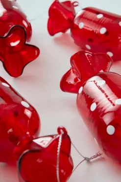 Outlet CANDY DOTS Koristeriipukset, 4/pakk. Joulukoristeet