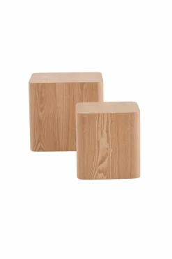 Clearance CUBO Sivupöydät 30x30 Cm, 40x40 Cm, 2/pakk. Pöydät
