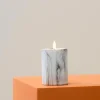 Cheap FLAMME MARBLE Pöytäkynttilä LED, 12,5 Cm Kynttilät
