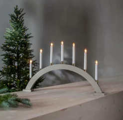 Store GILLIAN Adventtikynttelikkö Korkeus 40 Cm Jouluvalot