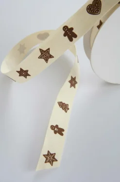 Fashion GINGERBREAD Nauha Lahjapaperit & Lahjanauhat
