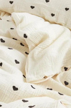 Online HEARTS MINI Pussilakanasetti Pinnasänkyyn - Ekologinen Lasten Vuodevaatteet