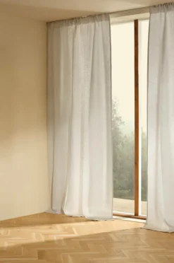 Outlet HEDDIE Monitoimiverhot, 2/pakk. Pellavaverhot|Monitoimiverhot