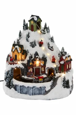 Fashion Joulukylä Alpville 24,5 Cm Jouluvalot