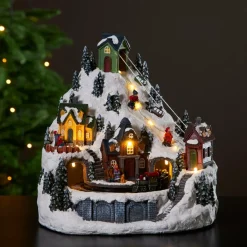 Fashion Joulukylä Alpville 24,5 Cm Jouluvalot