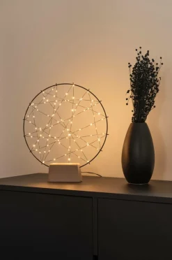 Shop Metallikoriste Pyöreä, 100 LED 39,5 Cm Jouluvalot