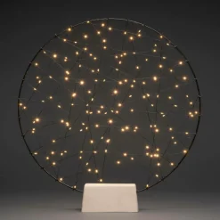 Online Metallikoriste Pyöreä, 160 LED 64 Cm Jouluvalot