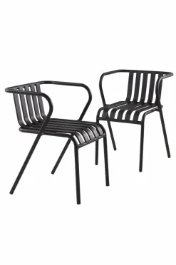 Sale NERJA Tuolit, 2/pakk. Puutarhatuolit & Puutarhajakkarat|Ulkokalusteet