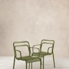 Clearance PANTHEON Käsinojalliset Tuolit, 2/pakk. Puutarhatuolit & Puutarhajakkarat|Ulkokalusteet