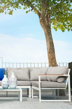Shop PAROS Loungesohva - 3 Osaa Puutarhasohvat & Puutarhapenkit|Ulkokalusteet