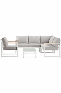 Shop PAROS Loungesohva - 3 Osaa Puutarhasohvat & Puutarhapenkit|Ulkokalusteet