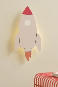 Cheap ROCKET Seinävalaisin Akkukäyttöinen LED-valolla Lasten Valaisimet|Lasten Valaisimet