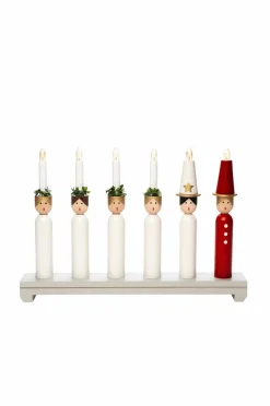 Shop Sähkökynttelikkö 6 Lamppua, Lucia 30 Cm Jouluvalot