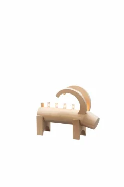Store Sähkökynttelikkö Puuta, 5 Lamppua, 22,7 Cm Jouluvalot