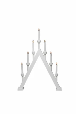 Shop Sähkökynttelikkö Puuta, 7 Lamppua 65 Cm Jouluvalot