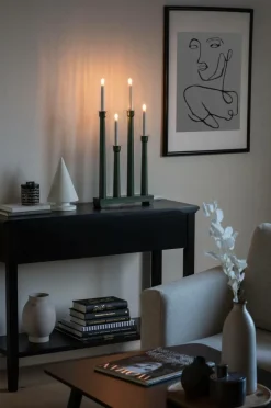 Online Sähkökynttelikkö Puuta, 4 Lamppua, 59 Cm Jouluvalot
