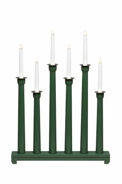 Online Sähkökynttelikkö Puuta, 6 Lamppua, 59 Cm Jouluvalot