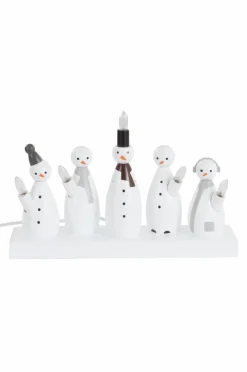 New Sähkökynttelikkö Snowman 21 Cm Jouluvalot