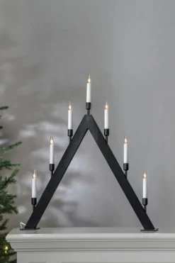 Cheap Sähkökynttelikkö Vind, Korkeus 63 Cm Jouluvalot