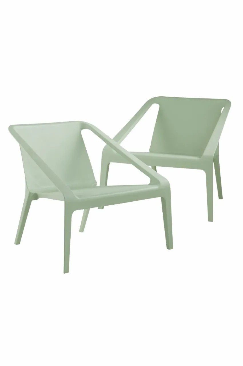 Best Sale SLÖINGE Loungetuolit, 2/pakk. Puutarhatuolit & Puutarhajakkarat|Ulkokalusteet