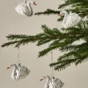 Discount SWAN Koristeriipukset, 4/pakk. Joulukoristeet