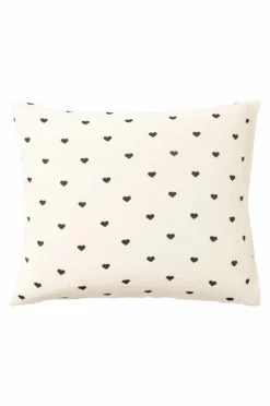 Flash Sale Tyynyliina HEARTS 60x50 Cm - Ekologinen Lasten Vuodevaatteet