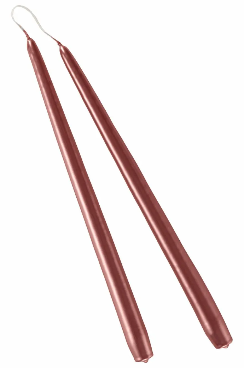 Store VICKAN METALLIC Antiikkikynttilät, 2/pakk. - Korkeus 35 Cm Kynttilät|Joulukoristeet