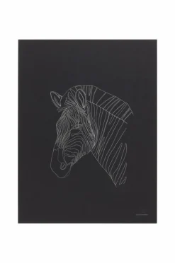 Cheap ZEBRA PORTRAIT Juliste 30x40 Cm Julisteet & Taulut|Lasten Sisustusesineet